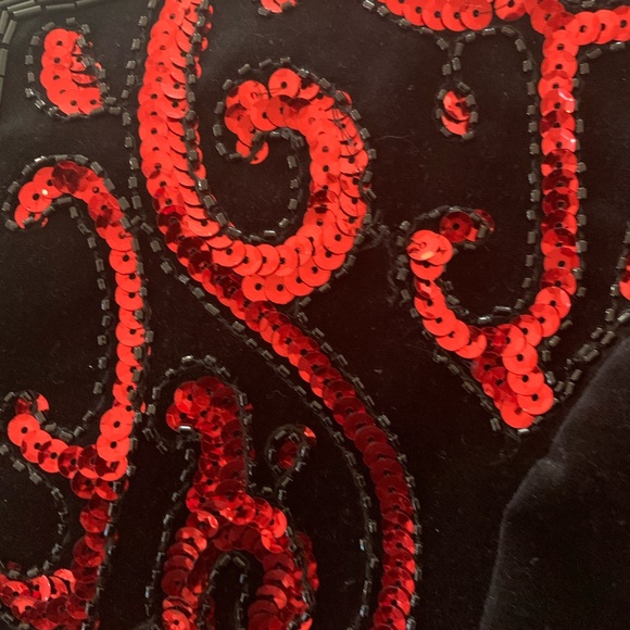 🌹DIANE GILMAN EMBELLISHED VELVET JACKET (SMALL)🌹 - Picture 13 of 16